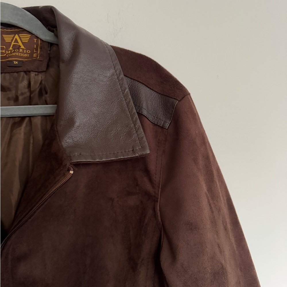 Vintage Emporio Collezione Brown Jacket – Size XL - Picture 10 of 10